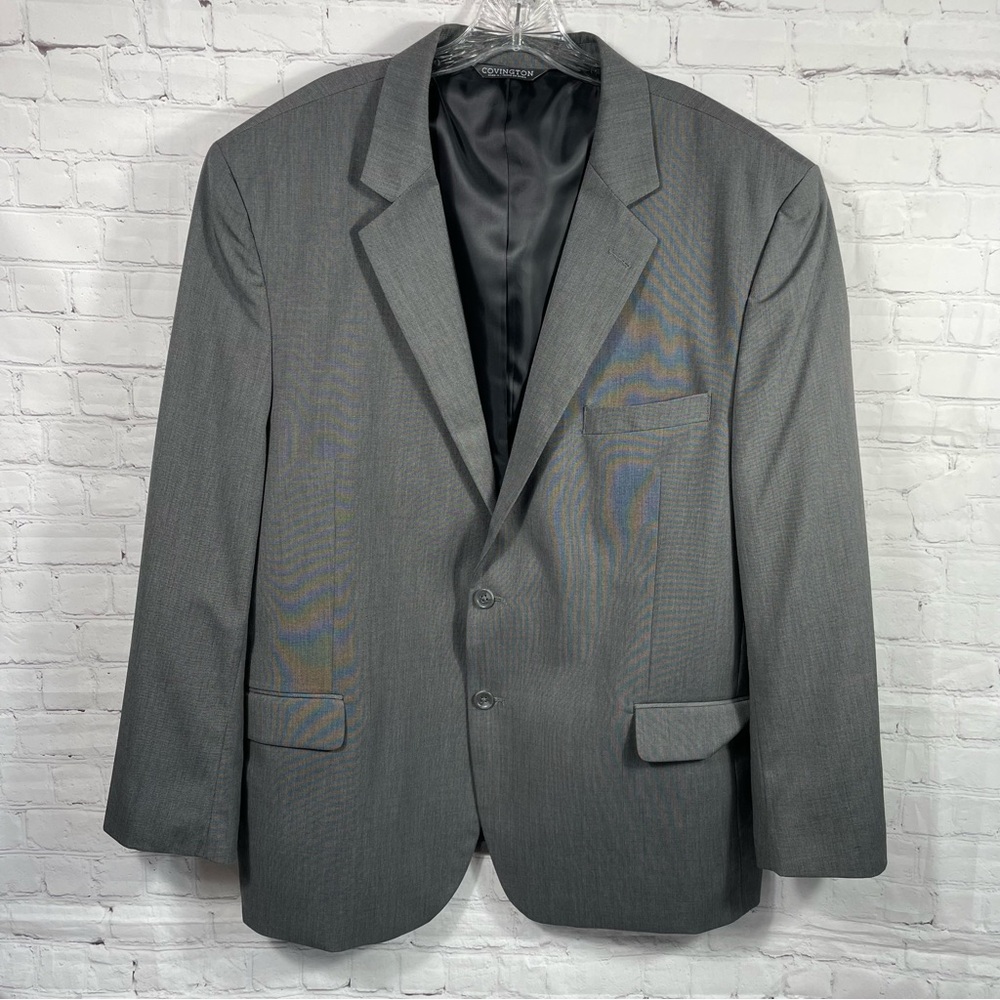 Covington Grey 2 Button Suit Coat/Blazer Size 50R**